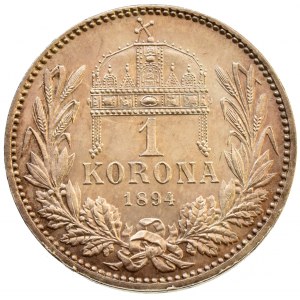 Korunová měna, 1 kor. 1894 KB