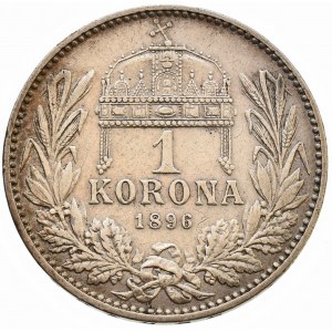 Korunová měna, 1 kor. 1896 KB