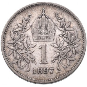 Korunová měna, 1 kor. 1897 b.z.