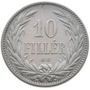 Korunová měna, 10 fillér 1894 KB