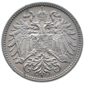 Korunová měna, 10 hal. 1908 b.z.