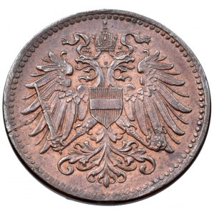 Korunová měna, 1 hal. 1916, nový znak