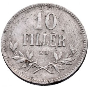 Korunová měna, 10 fillér 1918 KB