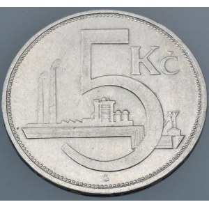 ČSR 1918-1939, 5 Kč 1929