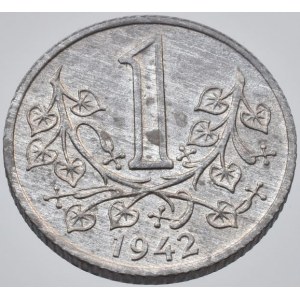 Protektorát Č+M, 1 koruna 1942
