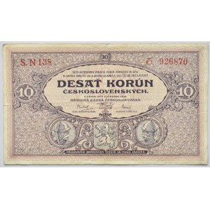 Československo - bankovky Národ. banky Československé, 10 Kč 1927