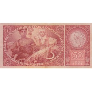 Československo - bankovky Národ. banky Československé, 50 Kč 1929