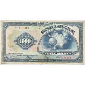 Československo - bankovky Národ. banky Československé, 1000 Kč 1932