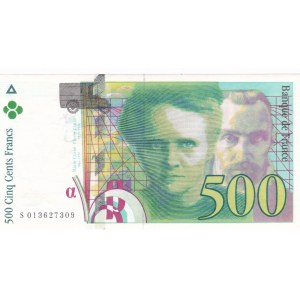 Zahraničí, Francie, Francie, 500 Frank (1995) + 200 Frank (1990)