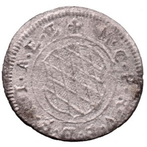 Bavorsko, Maxmilián I. 1598-1651, 1 krejcar 1638, KM# 120