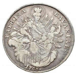 Bavorsko, Maxmilián III. Josef 1745-1777, tolar 1768 madona