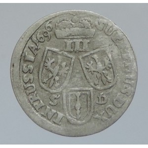 Brandenburg-Preussen, Friedrich III. 1688-1701, III groš 1696 SD Königsberg