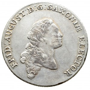 Sasko, Fridrich August III. 1763-1806, tolar 1764 E.D.C. Drážďany