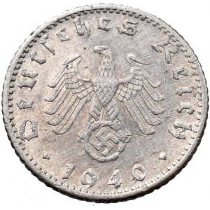 Německo - III. Říše, 50 pfennig 1940 A
