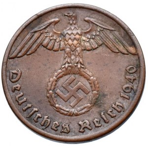 Německo - III. Říše, 1 pfennig 1940 A