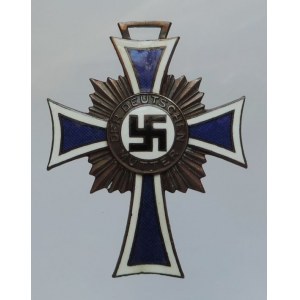 Německo - III. Říše, Záslužný bronzový kříž pro matky 16.12.1938 bez stuhy