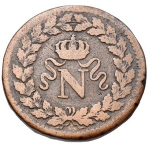 Francie, Napoleon I. 1804-1814, un decime 1814 BB - Štrasburg