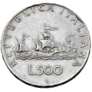 Itálie, republika 1946 - 500 lire 1960