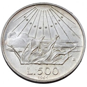 Itálie, republika 1946 - 500 lire 1965