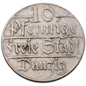 Posko, Gdaňsk - město (Danzig), 10 pfennig 1923