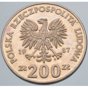 Polsko 1952-1990, 200 zlotých 1987, XXIV Olympijské hry 1988