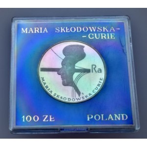 Polsko 1952-1990, 100 zlotých 1974 - Maria Sklodowska Curie