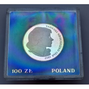 Polsko 1952-1990, 100 zlotých 1976 - Tadeusz Kosciuszko