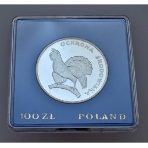 Polsko 1952-1990, 100 zlotých 1980 - Ochrona Srodowiska