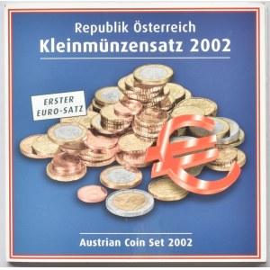Rakousko republika, Ročníková sada euro mincí 2002