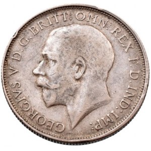 Velká Británie, George V. 1910-1936, 1 florin 1918 (2 shiling)