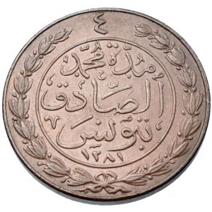 Tunisko, Muhammad al-Sadiq Bey 1859-1862, 4 kharub AH.1281 = 1865