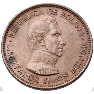 Bolívie, republika 1826 - 10 bolivianos 1951 (1 bolivar)