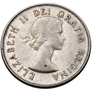Kanada, Elizabeth II. 1952 - 50 cents 1953