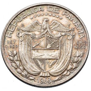 Panama, republika 1903 - 1/2 balboa 1953