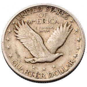 USA, 1/4 dolar 1927 - stojící Liberty