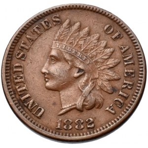 USA, 1 cent 1882 - Indián