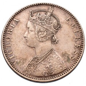 Indie, Victoria 1837-1901, 1 rupie 1890