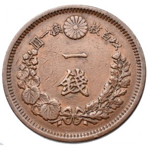 Japonsko - epocha Meiji 1867 - 1912, 1 sen rok 10 = 1877