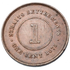Straits Setlements, Victoria 1837 - 1901, 1 cent 1875