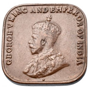 Straits Setlements, Georg V. 1910-1936, 1 cent 1919