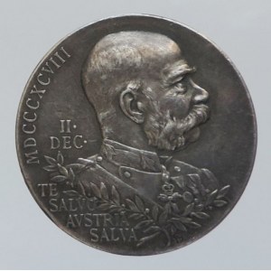 Medaile dle autorů, Scharff, A., medaile AR 26mm, 50 let vlády FJI 1848-1898