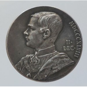 Medaile dle autorů, Scharff, A., medaile AR 26mm, 50 let vlády FJI 1848-1898