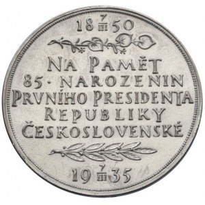 Medaile dle autorů, Španiel.O.-TGM, medaile k 85. narozeninám 1935