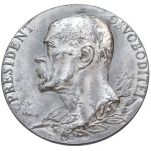 Medaile dle autorů, Španiel O. -TGM, medaile 1937 úmrtní