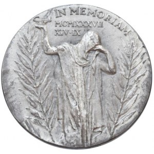 Medaile dle autorů, Španiel O. -TGM, medaile 1937 úmrtní