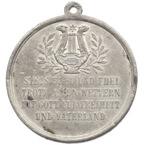 Medaile podle měst, Olomouc - medaile 1871 Zpěváckého spolku v Olomouci