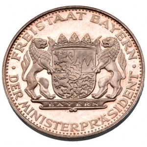 Německo, medaile 1968, svobodný stát Bavorsko