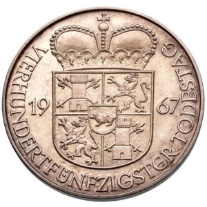 Německo, medaile 1967 na 450. výročí úmrtí Franze von Taxise