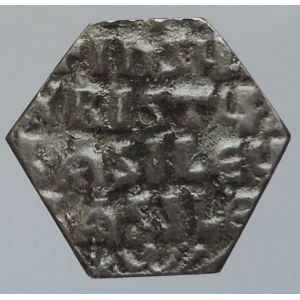 Kopie historických mincí, Byzanc, AE šestihranná mince