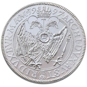 Kopie historických mincí, Rudolf II., med. 1997 na motiv tolaru Jáchymov